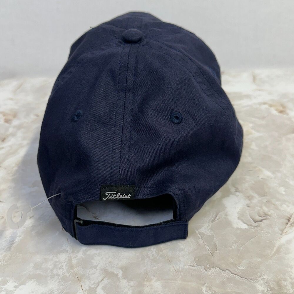 Titleist Golf Ball Logo Adjustable Dad‎ Hat Navy One Size - Picture 2 of 9